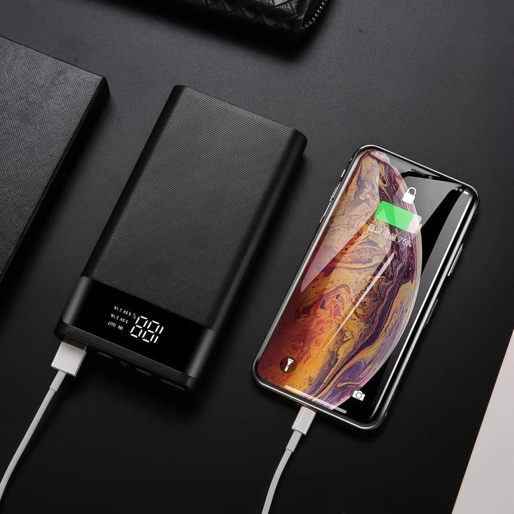 18650 Diy Charge Power Bank Case Storage Box 20000Mah Dual USB Type C Power Bank Shell Case without Battery for Iphone Xiaomi