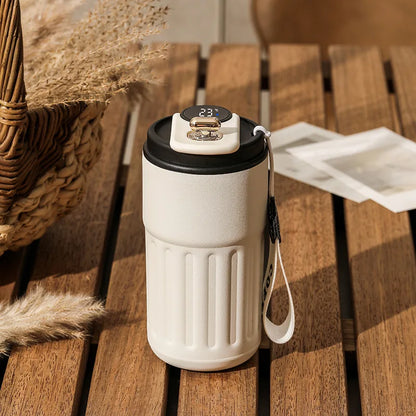 Smart Thermos Bottle Water Digital LED Temperature Coffee Cup 316 Stainless Steel Vacuum Cup Office Cup Business Portable Mug