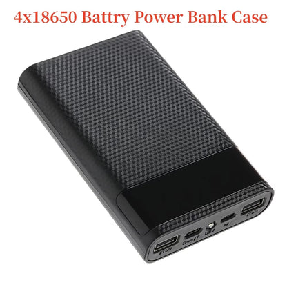 18650 Diy Charge Power Bank Case Storage Box 20000Mah Dual USB Type C Power Bank Shell Case without Battery for Iphone Xiaomi