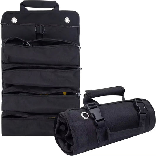 Multi-Purpose Tool Bag High Quality Professional Multi Pocket Hardware Tools Pouch Roll up Portable Small Tools Organizer Bag